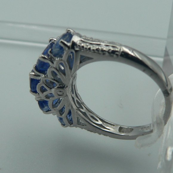 Sz 5 Genuine Himalayan Kyanite Ring NWOT - Picture 4 of 4